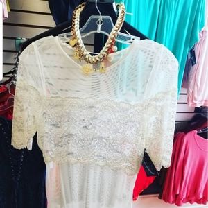 Sheer Ivory Bodysuit